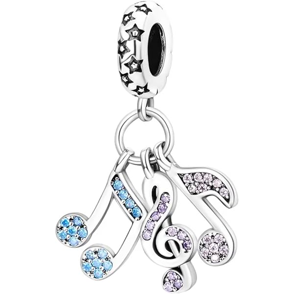 Collana Argento 925 Con Ciondolo Nota Musicale – Quaver Semi – Catena 40 Cm