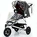 Mountain Buggy RAINCOVER (ZIPPED) Urban Jungle/Terrain (Single) Storm Cover Chrystal Clear Heavy Duty Design