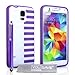 Produktbild Yousave Accessories Samsung Galaxy S5 Hülle Violett Hart Klavier Schutzhülle Mit Griffel Stift