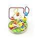 Multi Colors Baby Kid Festival Gift Wooden Around Beads Maze Puzzle Educational Toy(1Pca: Random Color)