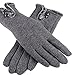Produktbild Stuhlauflage Frauen Winter Warm Handschuhe Bildschirm Handgelenk Zubehör Handwärmer, grau