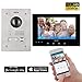 Produktbild Neostar 2 Draht IP Video Türsprechanlage  Smartphone App  7 Zoll Touchscreen Monitor  Full HD Kamera  172° Weitwinkel-Kamera  2-Draht IP  1 Familienhaus  Unterputz