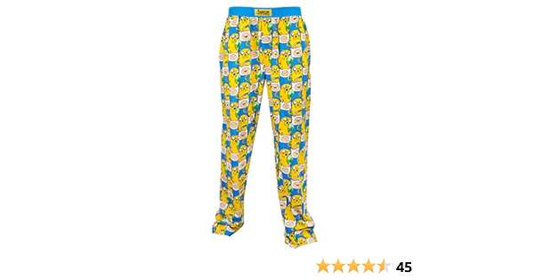 Adventure Time - pantaloni di pigiama per Uomo - Small : Amazon.it: Moda