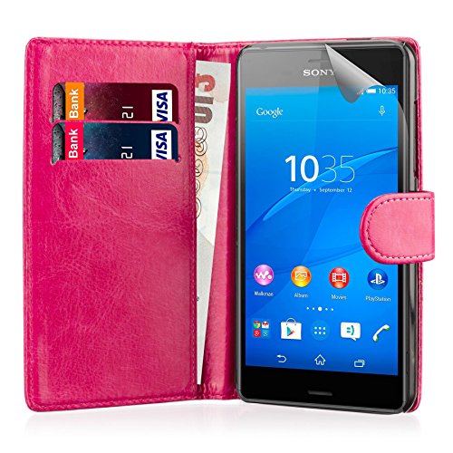32nd Funda Flip Carcasa de Piel Tipo Billetera para Sony Xperia Z3 Mini con Tapa y Cierre Magn tico y Tarjetero - Rosa reviews 32nd Funda Flip Carcasa de Piel Tipo Billetera para Sony Xperia Z3 Mini con Tapa y Cierre Magn tico y Tarjetero - Rosa
