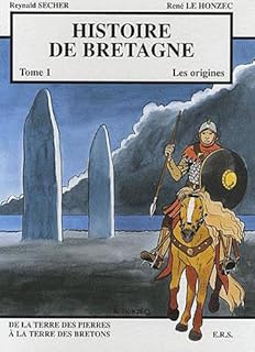jaquette livre Histoire de Bretagne, tome 1 : les origines