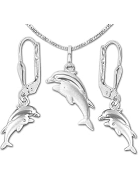 CLEVER SCHMUCK-SET Silberner Anhänger 