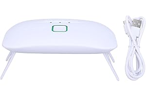 GLOGLOW UV Curing Lamp, Fast Curing Light for Resin Art, 24 LED Beads UV Resin Light, Portable Double Light Source Lamp for Craft Studio, DIY Jewelry Making, Nail Art, Model Building, Ho