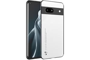 HONLEN Etui do Google Pixel 7A (6,1" cala), biznesowe etui na telefon ze skóry z tyłu, białe