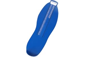 EHOTER Fußmeßgerät Set 2tlg Schuhgrößentabelle Schuhgrößen ExakteMessen Größen 18-47 Fuss Schuhmessgerät Schuhgrößentabelle für Kinder Erwachsene zum Ermitteln (Blau)