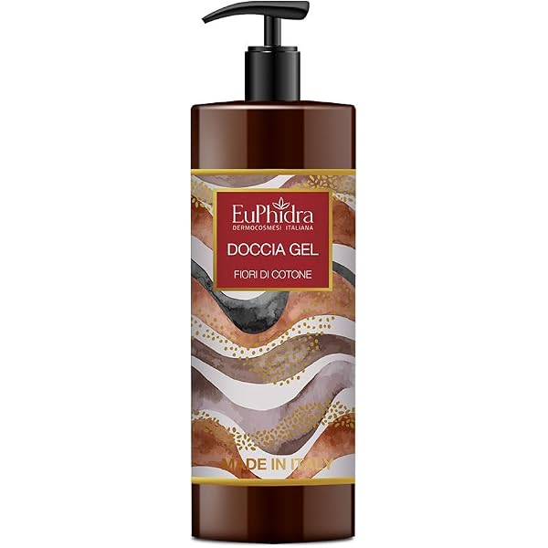 Euphidra Linea Profumata Duschgel – Fiori Di Cotone Duft, 400 Ml, Für Entspannende Momente