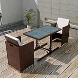 Die dicken, weichen, mit Schaumstoff gefüllten Sitz- und Rückenkissen sind äußerst komfortabel und aus hochwertigem Polyester gefertigt. Die Bezüge mit Reißverschlüssen können entfernt und gewaschen werden.