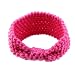 Koly® Baby Girls Photography Toddler Cute Kids Knitting Cross Headband Baby Hair Accessories (Hot pink)