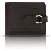 Mini Women Wallet Hand Wrist Strap Cash Coin Split Wallet (Black)