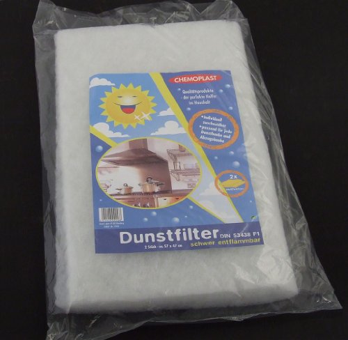 2er Dunstabzugsfilter, 47x57cm, Dunstfilter - 2