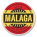 Produktbild 2 x Malaga Spanien Vinyl Aufkleber Aufkleber Laptop Reise Gepäck Auto Cool Schild Fun # 6016-10cm/100mm Wide