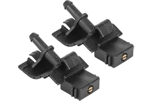 Unifizz 2 pz Parabrezza Rondella Ugello Spray Jet Singolo Foro Kit per Toyota Corolla Camry 85381-12300
