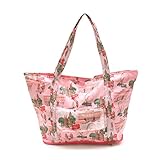 Bazaar Pirates Foldable Travel Tote Hand Bag, Shopping Bag ( Pink ) RS.445 (55.00% Off) - Amazon