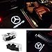 Produktbild ZNYSTAR Einstiegsbeleuchtung LED Tür Lampe Türbeleuchtung Ghost Shadow Logo Autotür Logo 1 Paar (Benz CLA-AMG)
