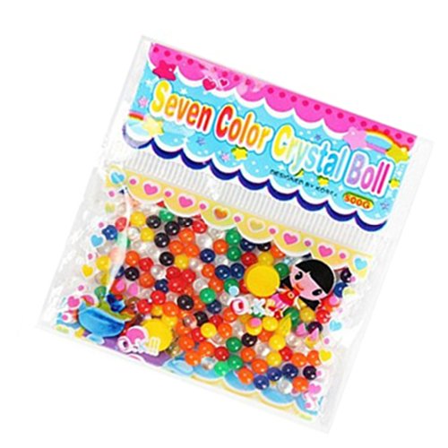 10 Taschen Aquaperlen Aqualinos Wasserperlen Aqua Perlen Dekoperlen Hochzeit (Mischfarbe)