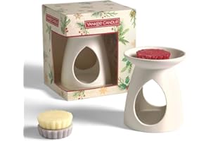Yankee Candle Gift Set | 3 Scented Wax Melts, 1 Melt Warmer and 1 Christmas Scented Tea Light Candle | Magical Christmas Morning Collection