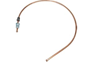 AERZETIX: Tubo per freno in rame Ø4.76mm con raccordi M12x1/M10x1 (60cm)