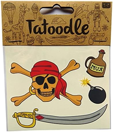 Tatoodle - Temporary Illustrated Artistic Tattoos - Pirates