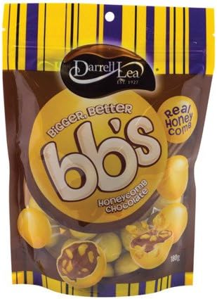 Darrell Lea BB's Honeycomb Chocolate 180g x 12