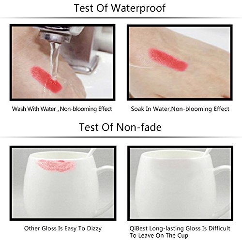 ROPALIA 34 Colors Waterproof Matte Velvet Liquid Lipstick Long Lasting Lip Pencil Lip Gloss Makeup - 2