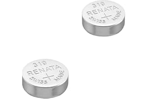 BEST PRICE SQUARE 2 x Renata Uhrenbatterie - Swiss made Cells Silberoxid 0% Quecksilber Knopfzellen 1.55V Renata Batterien des langen Lebens 319 ( SR527SW )