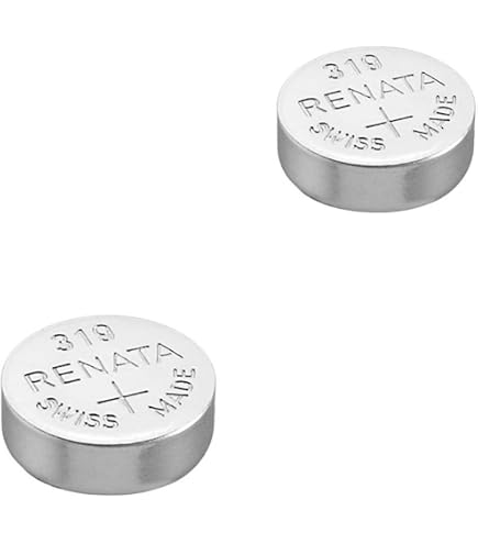 2 Stück Renata Knopfzelle 335 – Silberoxid 1,55V, 5,5 MAh, Für Uhren & Kleingeräte