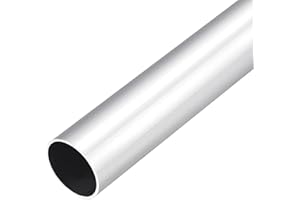 DMiotech (30mm OD x 27mm ID) Tubo Tondo in Alluminio 6063 Da 300mm di Lunghezza per Costruzione di Telaio di Macchinari e Progetti Fai Da Te