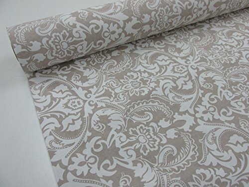 Confección Saymi - Tela tela olona. Barocco Bianco Culla, con larghezza 2,80 mt. 2,45x2,80m ...