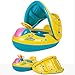 Produktbild Olycism Baby Schwimmsitz Schwimmhilfe Schlauchboot Schwimmreifen mit Sonnendach