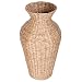 Produktbild Eshow Rattan Blumentopf Pflanztopf Vase Bodenvase Blumenschmuck Home Decor rund mit Einsatz ca. 30L, Beige