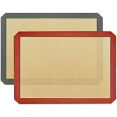 AEE 2 Self Oil Baking Mat Fireproof Nonstick Washable Baking Mat 40x30