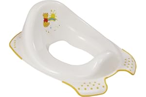 OKT keeeper Disney Winnie Puuh Kinder-Toilettensitz, Ab ca. 18 Monate bis ca. 4 Jahre, Anti-Rutsch-Funktion, Ewa, Weiß