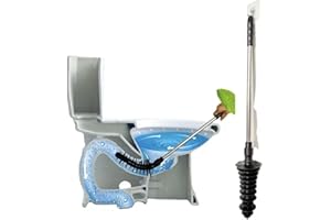 SHENZHEN MEIKE HOUSEWARE PRODUCT CO., LTD. Toilet Plunger Toilet Dredge Designed for Siphon-Type, Power Cleaned Toilet Pipe, Patented, Environmentally Friendly, Stainless Steel Handle