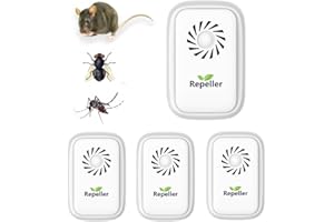 AILEDA Repellente Ultrasuoni Anti Zanzare, Ultrasuoni Interno Dispositivo Anti Zanzare