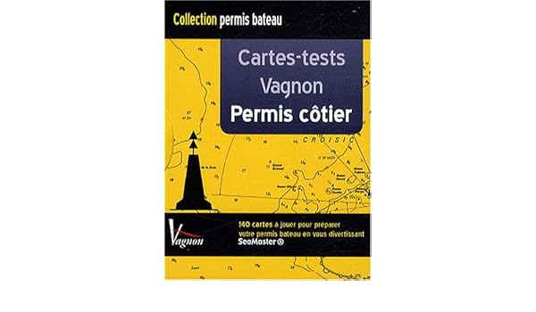 Cartes Tests Vagnon Permis Côtier Amazonfr Vagnon Livres - 