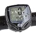 Produktbild Fahrradcomputer, KuGi ® Wasserdichte Sport drahtloser Fahrradtachometer Radfahren Odometer mit automatischem Wake-up & LCD-Hintergrundbeleuchtung für Bicycle Enthusiasts.(Schwarz)