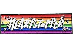 VNEWSCHI Heartstopper Color Logo Enamel Pin LGBT Pride Lapel Pins for Backpacks Brooches for Women Badges Fashion Jewelry Gay Accessories Gifts, Alloy Steel, no gemstone
