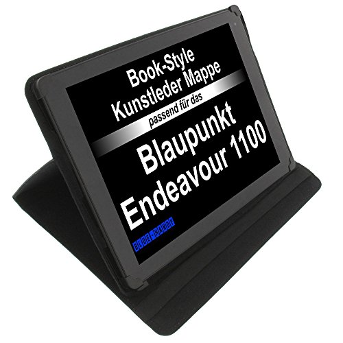 Tasche für Blaupunkt Endeavour 1100 Book Style Schutz Hülle Buch schwarz