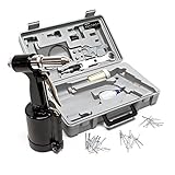 Inklusive Mundstücke Druckluft Nietpistole 2,4-4,8 mm pneumatisches Nietgerät für Blindnieten im Set