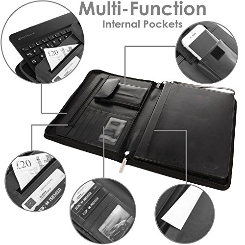 TECHGEAR S-EXEC Folio Sleeve.L Tablet-Schutzhülle, 9-11 inch Screen, Slate (Folio) - 3