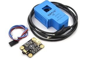 DFROBOT Schwerkraft: Analoger AC-Stromsensor (20 A) – Wechselstrom-Signalumwandlungsmodul und offener AC-Transformator inklusive – berührungslose Messung