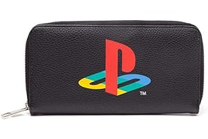 Difuzed Playstation Purse, Accessori da Viaggio-Portafogli Tri-Fold Donna, Nero, 24 cm
