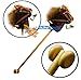 Brown Hobby Horse with Sound and Wheels by Cuddles Time.