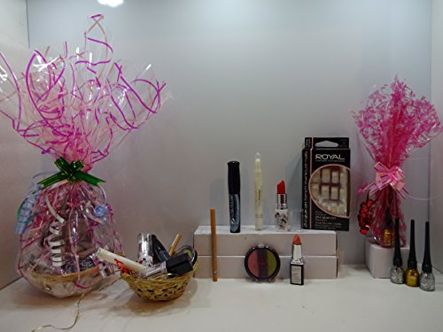 New Year Sale Now On ~ Further Deduction To Clear While Stock Last - Once It's Gone It's Gone! ~ 6pc Make Up Basket Gift Hamper Mix Brands Plus Free French Nails Pack + Free Gift Hamper With 3 x Laval Glitter Eyeliner's - Special Sale Price ~~~ 462~~