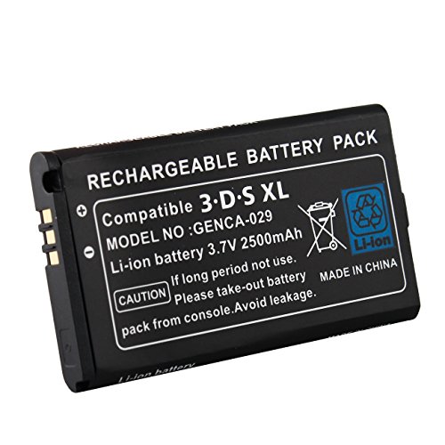 Preisvergleich Produktbild Tera® 2500mAh 3.7V Akku Ersatzakku Battery Pack für 3DS XL +Schraubendrehergriff