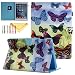 Produktbild Uliking iPad 9.7 2017 2018 Hülle, iPad Air/Air 2 Hülle, PU Leder Smart Kickstand Wallet Schutzhülle Schutzhülle mit Auto Sleep/Wake für Apple iPad Air 1/Air 2, iPad 9,7 Zoll